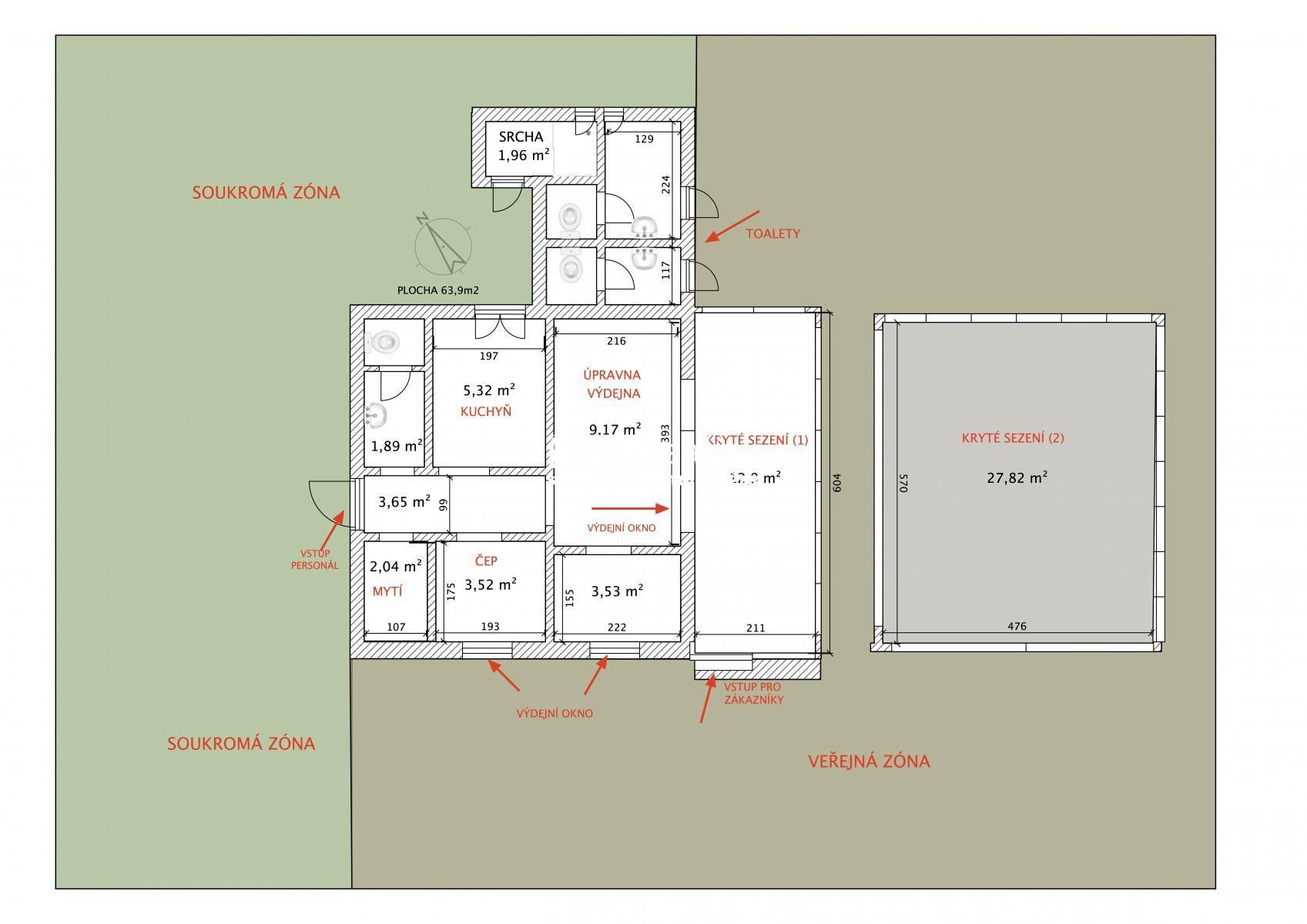 Chalupy, Velký Vřešťov, 77 m² - 2