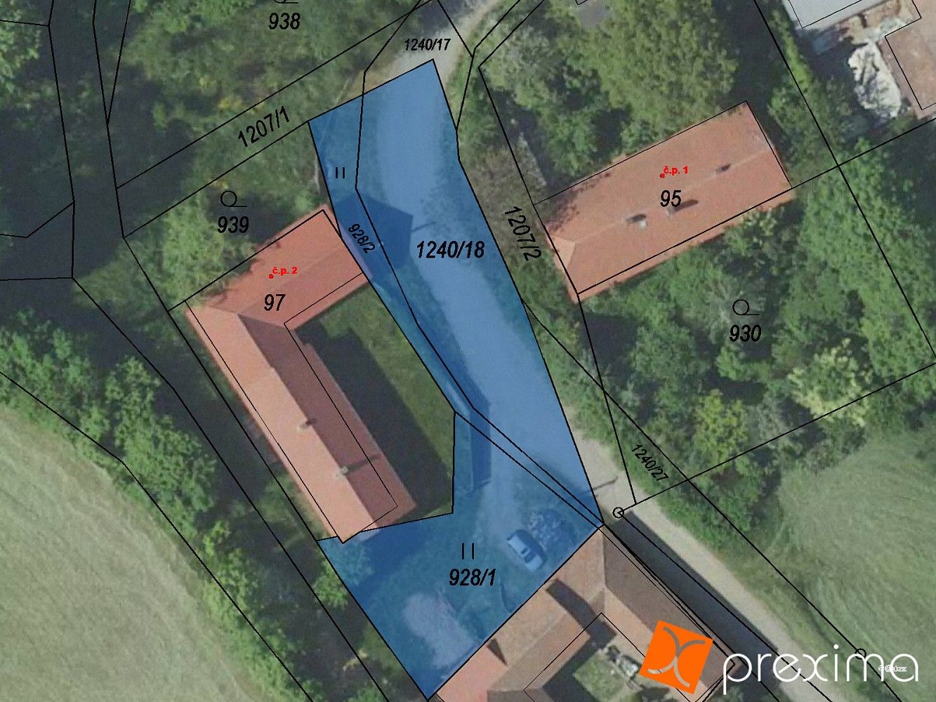 Pozemky pro bydlení, Heřmaničky, okres Benešov, Středočeský kraj - 1